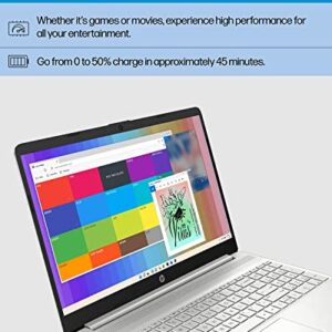 [Windows 11 Pro] HP 15 15.6" HD Business Laptop Computer, 8-Core AMD Ryzen 7 5700U (Beats i7-1180G7), 32GB RAM, 1TB PCIe SSD, Numeric Keypad, Fast Charge, Wi-Fi 6, Bluetooth, Long Battery Life, w/Hub