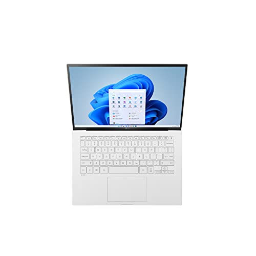 LG Gram 14Z90P Laptop 14" Ultra-Lightweight, (1920 x 1200), Intel Evo 11th gen CORE i5 , 8GB RAM, 256GB SSD, Windows 11 Home, 25.5 Hour Battery, Alexa Built-in, 2X USB-C, HDMI, USB-A - White
