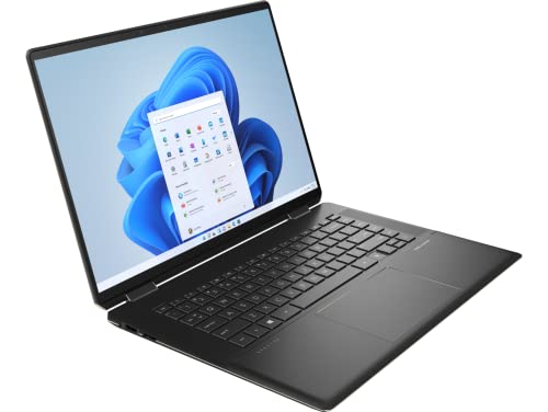 NewHP Spectre x360 2-in-1 Convertible Ultrabook Laptop, 16" 3K+Touchscreen IPS, Intel Core i7-11390H, 16GB RAM 1TB SSD, Upto17H Battery, HDMI Webcam Fingerprint Thunderbolt4 Type-C WiFi6 Win11H
