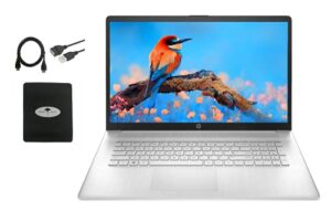 2021 newest hp 17.3″ fhd 1080p ips laptop, 11th gen intel 4-core i5-1135g7(up to 4.2 ghz), 12gb ddr4-3200mhz, 512gb pcie ssd, intel iris xe graphics, wifi, hdmi, webcam, win10 s, w/gm accessories