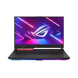 ASUS ROG Strix G15 (2021) Gaming Laptop, 15.6” 300Hz IPS Type FHD Display, NVIDIA GeForce RTX 3070, AMD Ryzen R9-5900HX, 16GB DDR4, 1TB PCIe NVMe SSD, RGB Keyboard, Windows 10, G513QR-ES96