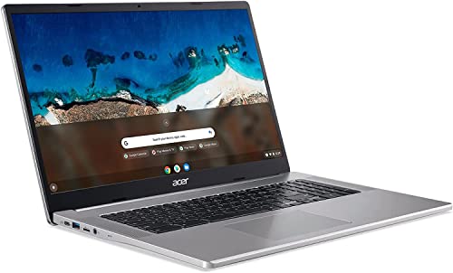 Acer Chromebook 317 Ultralight Laptop | 17.3" FHD Slim-Bezel Display | Intel Celeron N4500 | 4GB Memory | 64GB eMMC | USB-C | Wi-Fi 6 | BT | Webcam | Chrome OS | 10+ Long Battery Life | TiTac Card