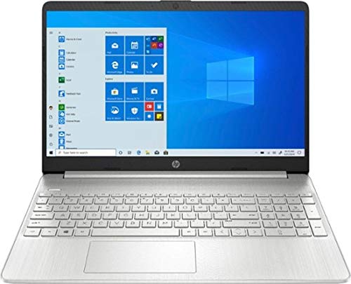 HP 2022 15.6" HD Touchscreen Laptop, AMD Ryzen 3 3250U Processor, 4GB RAM, 256GB SSD, Backlit Keyboard, HDMI, AMD Radeon Graphics, Windows 10 S, Natural Silver, W/ IFT Accessories