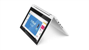 lenovo chromebook c330 2-in-1 convertible laptop, 11.6-inch hd (1366 x 768) ips display, mediatek mt8173c processor, 4gb lpddr3, 64 gb emmc, chrome os, blizzard white (renewed)