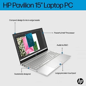 HP 2022 Newest Pavilion 15.6" FHD Touchscreen Laptop, Intel 12-Core i7-1260P, Iris Xe Graphics, 16GB DDR4 1TB NVMe SSD, WiFi 6, USB-C, HDMI 2.0, Backlit Keyboard, Fingerprint, Win11 Pro