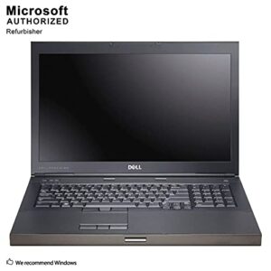 Dell Precision M6600 17.3 Inch Workstation Laptop, Intel Core i7-2720QM up to 3.3GHz, 8G DDR3, 500G, VGA, HDMI, DP, Windows 10 Pro 64 Bit Multi-Language Support English/French/Spanish(Renewed)