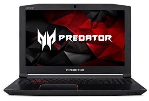 acer predator helios 300 gaming laptop, 15.6″ full hd ips, intel i7 cpu, 16gb ddr4 ram, 256gb ssd, geforce gtx 1060-6gb, vr ready, red backlit kb, metal chassis, windows 10 64-bit, g3-571-77qk