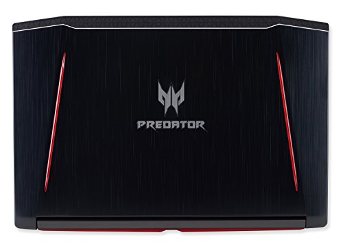 Acer Predator Helios 300 Gaming Laptop, 15.6" Full HD IPS, Intel i7 CPU, 16GB DDR4 RAM, 256GB SSD, GeForce GTX 1060-6GB, VR Ready, Red Backlit KB, Metal Chassis, Windows 10 64-bit, G3-571-77QK