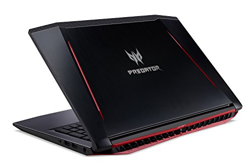 Acer Predator Helios 300 Gaming Laptop, 15.6" Full HD IPS, Intel i7 CPU, 16GB DDR4 RAM, 256GB SSD, GeForce GTX 1060-6GB, VR Ready, Red Backlit KB, Metal Chassis, Windows 10 64-bit, G3-571-77QK