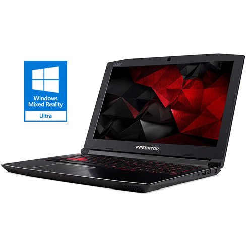 Acer Predator Helios 300 Gaming Laptop, 15.6" Full HD IPS, Intel i7 CPU, 16GB DDR4 RAM, 256GB SSD, GeForce GTX 1060-6GB, VR Ready, Red Backlit KB, Metal Chassis, Windows 10 64-bit, G3-571-77QK