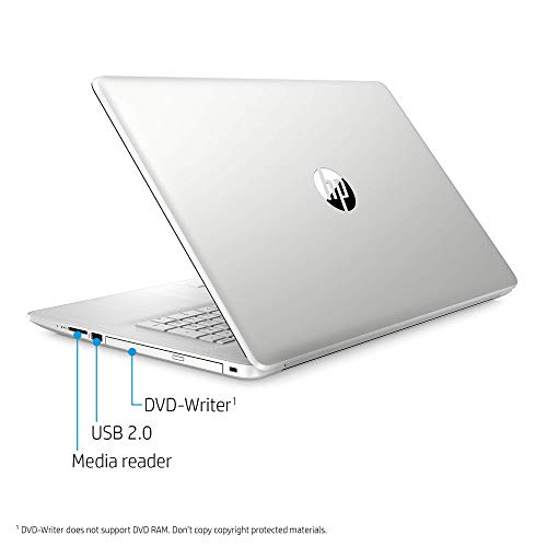 2020 New HP 17-by3063st 17.3 HD Display Notebook, Intel i3-1005G1, 8GB Memory, 128GB SSD 1TB Hard Drive, Windows 10, Silver (Renewed)