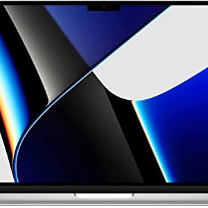 Late 2021 Apple MacBook Pro with Apple M1 Pro chip (14 inch, 16GB RAM, 512GB SSD) Silver (Renewed)