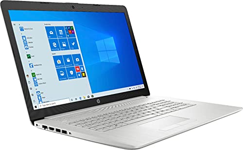 HP 17 Flagship Laptop Computer 17.3" FHD IPS Display 11th Gen Intel Quad-Core i5-1135G7 (Beats i7-10510U) 16GB RAM 512GB SSD Intel Iris Xe Graphics Webcam Win10 Silver + HDMI Cable