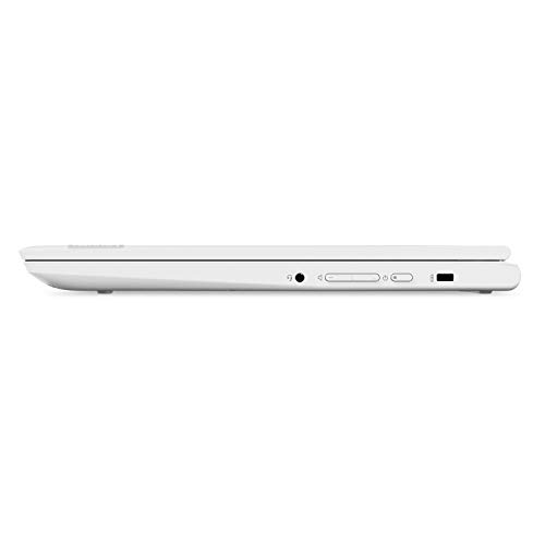 Lenovo Chromebook C330 2-in-1 Convertible Laptop, 11.6" HD Display, MediaTek MT8173C, 4GB RAM, 64GB Storage, Chrome OS, Blizzard White