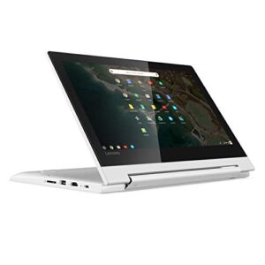 Lenovo Chromebook C330 2-in-1 Convertible Laptop, 11.6" HD Display, MediaTek MT8173C, 4GB RAM, 64GB Storage, Chrome OS, Blizzard White