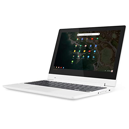 Lenovo Chromebook C330 2-in-1 Convertible Laptop, 11.6" HD Display, MediaTek MT8173C, 4GB RAM, 64GB Storage, Chrome OS, Blizzard White