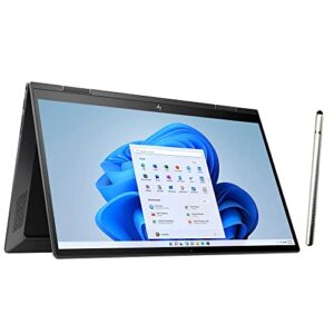 2022 newest hp envy 2-in-1 laptop, 15.6″ ips fhd touch screen, 6 core amd ryzen 5 5625u(beat i7-1265u), 8gb ddr4, 256gb ssd, backlit keyboard, amazon alexa, w/ stylus pen, win 11, black