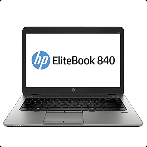 HP EliteBook 840 G2, Intel Core i5-5300U up to 2.3 GHz, 8GB RAM, 500 GB SATA Laptop Computer Windows 10 Pro (Renewed)