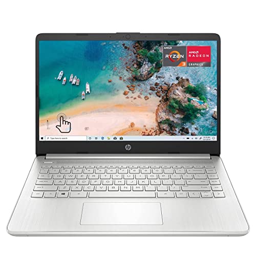 2022 Newest HP Notebook Laptop, 14" HD Touchscreen, AMD Ryzen 3 3250U Processor, 16GB DDR4 RAM, 256GB PCIe NVMe SSD, Webcam, HDMI, USB Type-C, Wireless-AC Wi-Fi 5, Bluetooth, Windows 11 Home, Silver