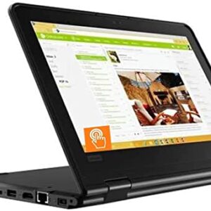 Lenovo ThinkPad Yoga 11E 11.6" HD 2-in-1 Touchscreen Laptop, Intel Celeron N4120, 4GB RAM 256GB SSD, Intel UHD Graphics 600, Webcam, HDMI, WiFi, Bluetooth, Windows 10 Pro, Black