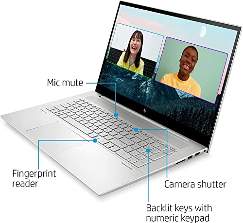 HP Laptop Touchscreen 17inch Laptop Envy| Intel Core i7-1255U Laptop| Windows11 Pro| Backlit Keyboard| Stylus Pen| Thunderbolt4 USB TypeC| Wi-Fi 6E| Fingerprint (64GB RAM | 2TB PCIe SSD)