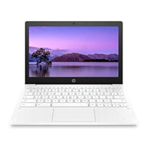 HP Chromebook 11-inch Laptop - Up to 15 Hour Battery Life - MediaTek - MT8183 - 4 GB RAM - 32 GB eMMC Storage - 11.6-inch HD Display - with Chrome OS™ - (11a-na0021nr, 2020 model, Snow White)