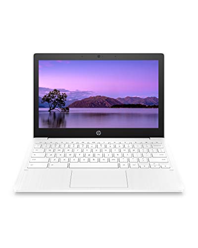 HP Chromebook 11-inch Laptop - Up to 15 Hour Battery Life - MediaTek - MT8183 - 4 GB RAM - 32 GB eMMC Storage - 11.6-inch HD Display - with Chrome OS™ - (11a-na0021nr, 2020 model, Snow White)