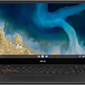 ASUS ChromeBook Flip 15.6" FHD 2-in-1 Touchscreen Laptop, Quad-Core AMD Ryzen 5 3500C (Beat i5-8250U), 8GB DDR4 RAM, 128GB PCIe SSD, WiFi, BT 5.0, Backlit KB, Chrome OS, broag 64GB Flash Drive