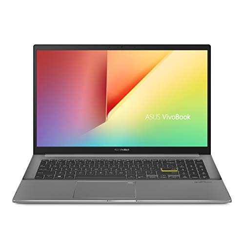 ASUS VivoBook S15 S533 Thin and Light Laptop, 15.6” FHD Display, Intel Core i5-1135G7 CPU, 8GB DDR4 RAM, 512GB PCIe SSD, Wi-Fi 6, Windows 11 Home, AI Noise-Cancellation, Indie Black, S533EA-DH51