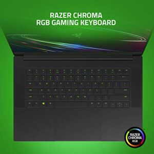 Razer Blade 15 Base Gaming Laptop 2020: Intel Core i7-10750H 6-Core, NVIDIA GeForce GTX 1660 Ti, 15.6" FHD 1080p 144Hz, 16GB RAM, 256GB SSD, CNC Aluminum, Chroma RGB Lighting, Thunderbolt 3, Black