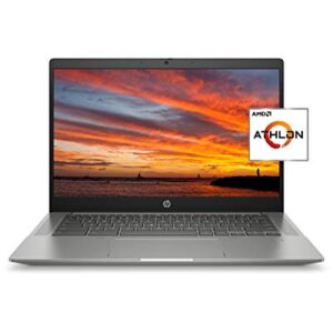 HP Chromebook 14b Laptop, AMD Athlon Silver 3050C Mobile Processor, 4 GB RAM, 64 GB eMMC Storage, 14-inch Full HD IPS Touchscreen, Google Chrome OS, Audio by B&O, Privacy Camera (14b-na0010nr, 2021)