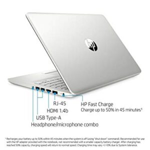 HP 14" Ryzen 3 4GB/128GB Laptop-Silver (Google Classroom Compatible)