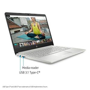 HP 14" Ryzen 3 4GB/128GB Laptop-Silver (Google Classroom Compatible)