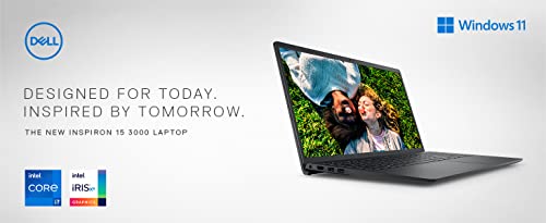 Dell New Inspiron 15 FHD (1920 x 1080) Touchscreen Laptop| Intel Core i7-1165G7 |32GB RAM, 1TB SSD+1TB HDD|HDMI, Bluetooth® 5.0| Windows 11 Pro, Black