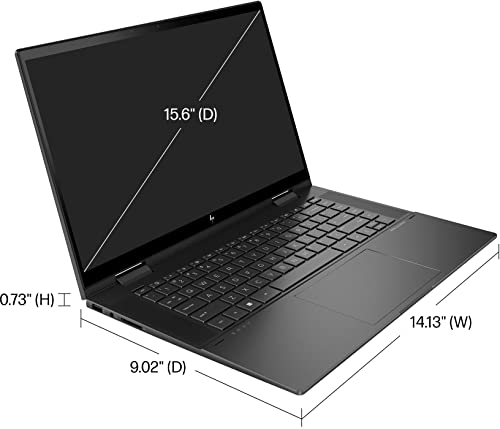 2022 Newest HP Envy 2-in-1 Laptop, 15.6" IPS FHD Touchscreen, AMD Ryzen 5 5625U(> i7-1165G7), 16GB DDR4, 512GB SSD, Backlit Keyboard, Fast Charge, Amazon Alexa, Wi-Fi 6E, W/ Stylus, Windows 11, Black