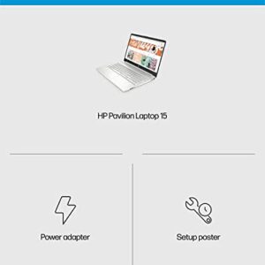 HP 15 15.6" HD Business Laptop Computer [Windows 11 Pro], Octa-Core AMD Ryzen 7 5700U (Beat Beats i7-10510U), 16GB RAM, 512GB PCIe SSD, Numeric Keypad, Wi-Fi 6, HDMI, USB, Long Battery Life, w/Battery