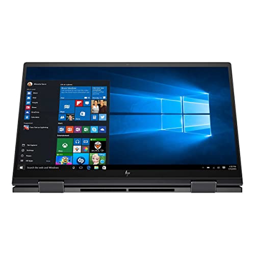 HP 2022 Envy 2-in-1 15.6 inch FHD IPS Touchscreen Laptop AMD 8-Core Ryzen 7 5700U Radeon Graphics 64GB DDR4 2TB NVMe SSD USB-C HDMI2.0 WiFi AX Webcam Fingerprint Backlit Windows 11 Pro w/RE USB