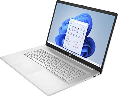 HP Newest 17.3 FHD IPS Micro-Edge Laptop, AMD Ryzen 5 5500U 6-core(Beat Intel i5-1135G7), 8GB DDR4 RAM, 512GB NVMe SSD, WiFi, Bluetooth, Numpad, HDMI, Fast Charge, Webcam, Window 11