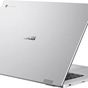 ASUS 2022 Newest Chromebook 17.3" FHD IPS Laptop, Intel Celeron N4500 (Dual-core, up to 2.8 GHz), 4GB DDR4 RAM, 32GB eMMC SSD, Wi-Fi6, Chrome OS with JAWFOAL