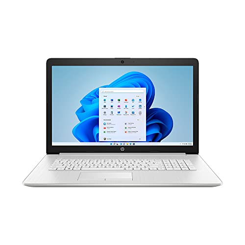 2021 HP 17.3" HD+ BrightView Laptop Computer, Intel Core i3-1115G4 Processor (Beats i5-1035g1), 32GB RAM, 2TB PCIe SSD, Intel UHD Graphics, HD Webcam, HD Audio, Windows 11 S, Silver, 32GB USB Card