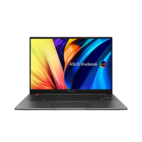 ASUS Vivobook S 14X OLED Business Laptop 14.5" 2.8K OLED 120Hz (600nits, 100% DCI-P3) 12th Gen Intel 14-core i7-12700H 40GB DDR4 2TB SSD Backlit Fingerprint Thunderbolt Harman Win11 + HDMI Cable