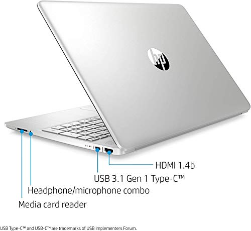 HP 15.6" HD Intel 10th Gen i3-1005G1 3.4GHz 8GB RAM 256GB SSD Win 10 Laptop