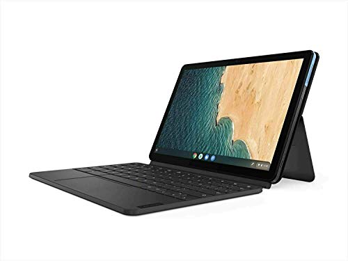 Lenovo Chromebook Duet, 2-in-1, 10.1" WUXGA (1920 x 1200) Display, MediaTek Helio P60T, 4GB LPDDR4X RAM, 128GB eMCP SSD, Chrome OS (Renewed)