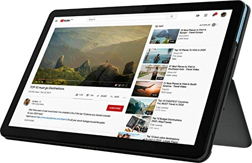 Lenovo Chromebook Duet, 2-in-1, 10.1" WUXGA (1920 x 1200) Display, MediaTek Helio P60T, 4GB LPDDR4X RAM, 128GB eMCP SSD, Chrome OS (Renewed)