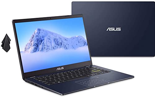 ASUS 2022 L410 Thin Light Student Laptop Computer, 14" FHD Display, Intel Celeron Processor, 4GB RAM, 512 GB Storage, 12Hours Battery, Backlit Keyboard, Windows 10 + 1 Year Microsoft 365, Star Black