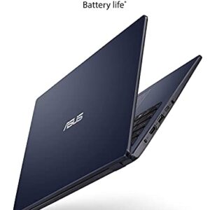 ASUS 2022 L410 Thin Light Student Laptop Computer, 14" FHD Display, Intel Celeron Processor, 4GB RAM, 512 GB Storage, 12Hours Battery, Backlit Keyboard, Windows 10 + 1 Year Microsoft 365, Star Black