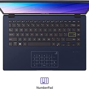 ASUS 2022 L410 Thin Light Student Laptop Computer, 14" FHD Display, Intel Celeron Processor, 4GB RAM, 512 GB Storage, 12Hours Battery, Backlit Keyboard, Windows 10 + 1 Year Microsoft 365, Star Black