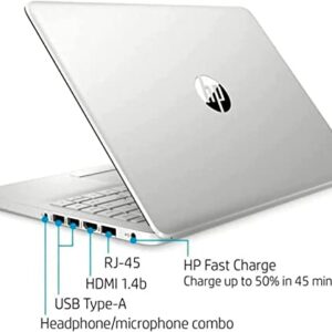 HP 14 inch FHD Display Laptop, AMD Ryzen 3 3250U up to 3.5GHz (Beat i5-7200U), 16GB RAM, 1TB SSD, AMD Radeon Graphics, Webcam, WiFi 5, Bluetooth, Windows 11 Home in S Mode, Bundle with JAWFOAL