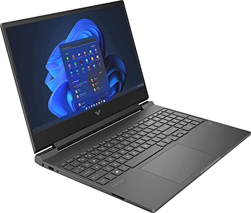 HP Victus Gaming Laptop, 15.6 Inch FHD 144 Hz Display, Intel Core i5-12450H, 16GB RAM, 1TB SSD, NVIDIA GeForce GTX 1650, Wi-Fi 6, Windows 11 Home, Bundle with JAWFOAL