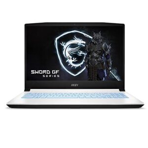 msi sword 15.6″ 144hz 3ms fhd gaming laptop intel core i7-11800h rtx3050ti 8gb 512gbnvme ssd win10 – white (a11ud-1248)